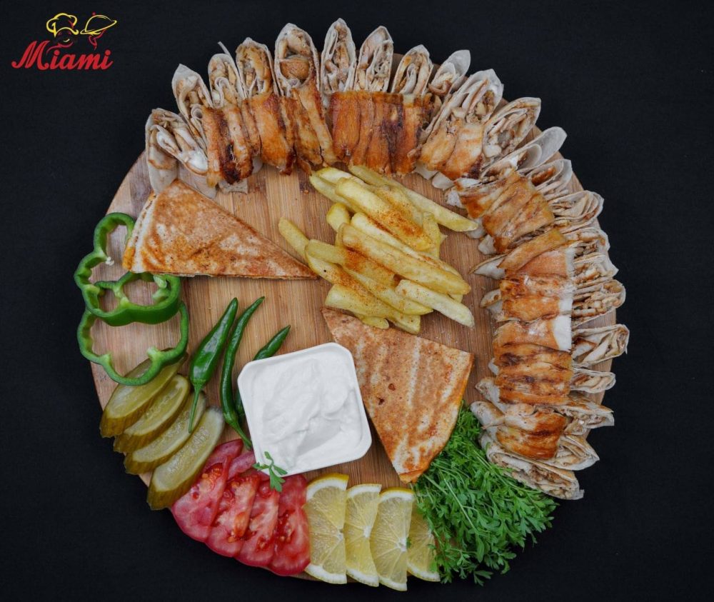 شاورما صاج عربي دبل دجاج